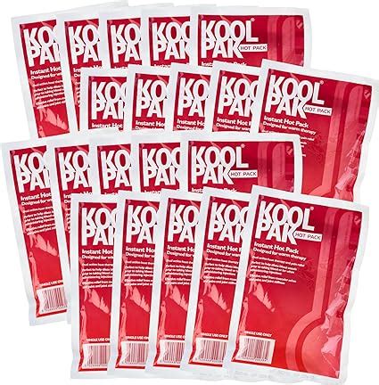 Koolpak Instant Heat Hot Pack Pack Of Amazon Co Uk Health Personal Care