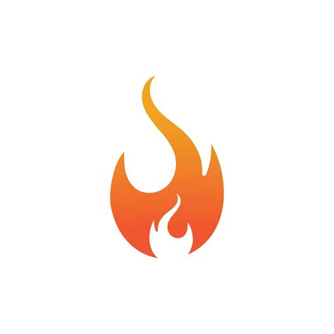 Hot Flame Fire Vector Icon Illustration Design Template 8419288 Vector Art At Vecteezy