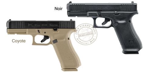 Glock Gen Defense Pistol Mm Blank Gas Or Flash Jpf Couleur Coyote