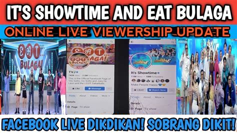 It S Showtime Eat Bulaga Online Viewership And Tv Ratings Update Youtube