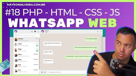 RECRIANDO O WHATSAPP WEB EM PHP HTML E CSS DO ZERO CLONE WHATSAPP