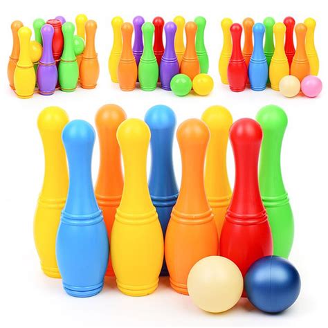 Набор для подвижных игр для детей Боулинг / Кегли с мячиком (9+2) 3-439 ...