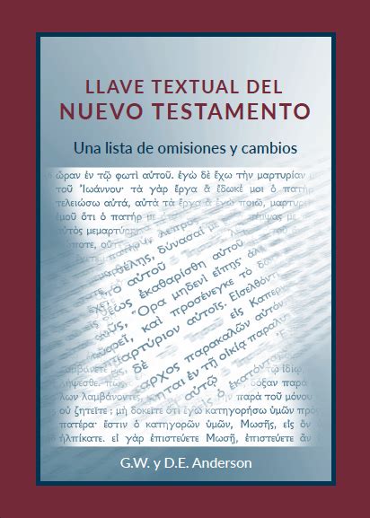 Llave Textual Del Nuevo Testamento Sociedad B Blica Trinitaria