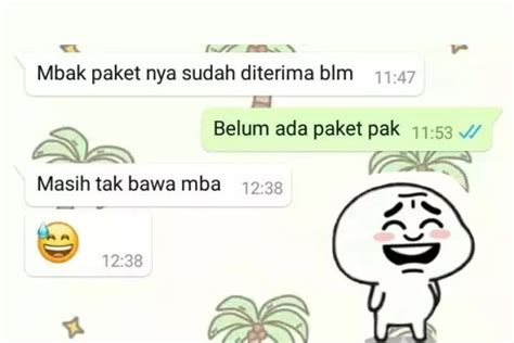 Chat Lucu Dengan Kurir Ini Bikin Ngakak Brutal Sksd Abis