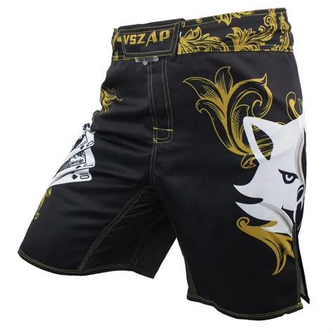 2017 Vszap Mma Shorts Cheap Mens Mma Clothing Breathable Cotton Shorts Fight Grappling Boxing