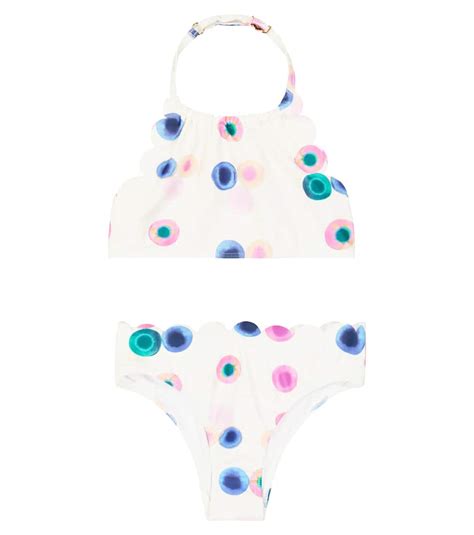 Chloé Kids Graphic print Bikini In White ModeSens