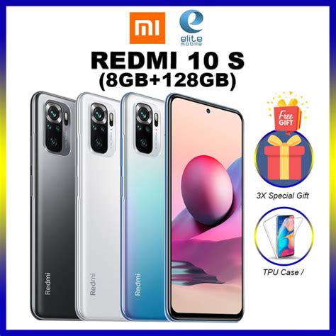 Xiaomi Redmi Note 10S Smartphone 8GB RAM 128GB ROM 6 43 AMOLED