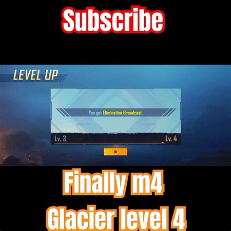 Finally M4 Glacier Level 4 Proplayer Pubgmobile Pubg Kl Gaming Yt