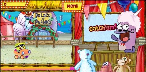 Bob Esponja Carnaval De Fondo De Bikini Juegos Infantiles