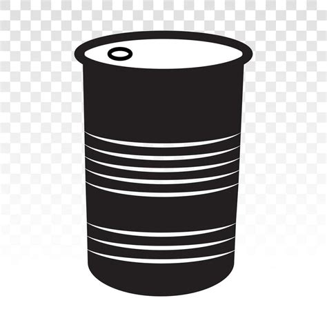 Oil drum container or barrel or iron steel drum flat icon 26741737 Vector Art at Vecteezy