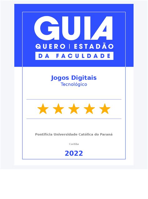 Nosso Curso Nota M Xima No Guia Do Estad O Portal De Jogos