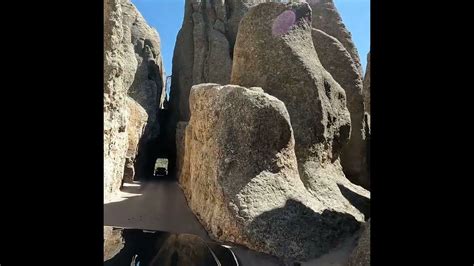 Needles Eye Tunnel, Needles Highway, Custer State Park, South Dakota in ...