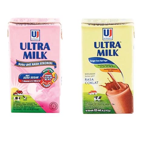 Jual Susu Ultra Milk Uht 125ml Per Karton Isi 40pcs All Varian Grab