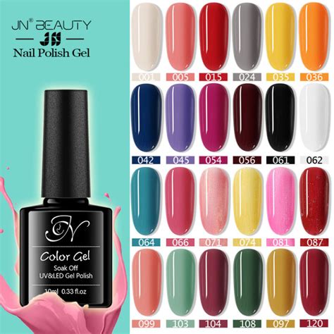 Nail Polish Gel JN Original Nude Color Gel Polish 10ml 0 33oz Manicure Nail Care Soak Off UV