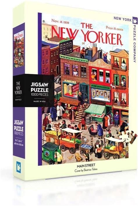 New York Puzzle Company Main Street 1000 Pieces Bol