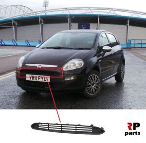 FOR FIAT PUNTO PUNTO EVO 2010 2012 NEW FRONT BUMPER UPPER BLACK GRILL