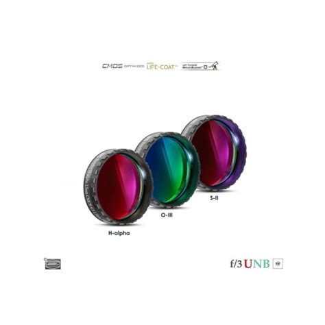 Set de 3 filtros Baader Ultra Highspeed 3 5 4nm f 3 en 1¼