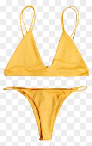 Low Waisted Spaghetti Straps Bikini Swimwear Swimsuit Free Transparent PNG Clipart Images