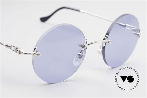 Sunglasses Fred Fidji Rimless Round Luxury Shades