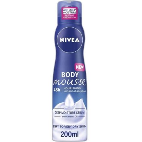 Nivea Body Mousse Deep Moisture Serum 200ml Colour Zone Cosmetics