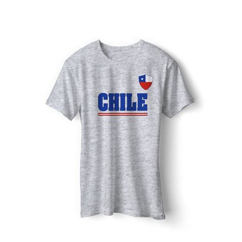 Chile National Team T Shirt Chile Soccer Flag Shirt All Etsy