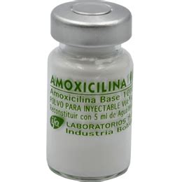 Amoxicilina Polvo para inyección INFOMERC Vademécum Farmacéutico Bolivia