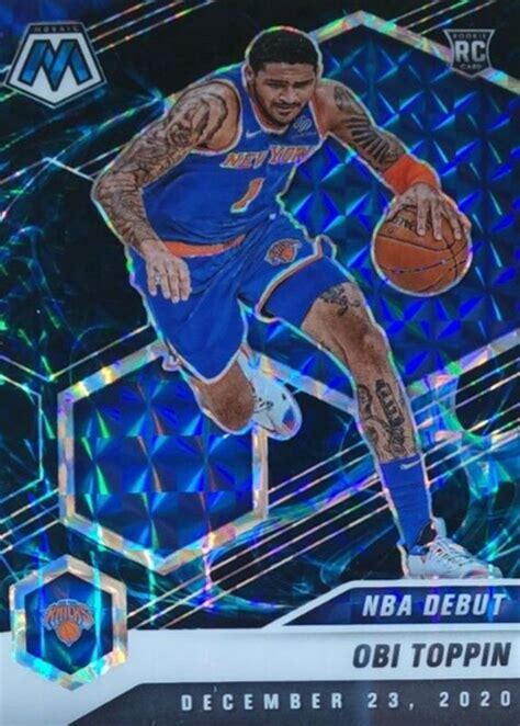 Obi Toppin Mosaic Nba Debut Genesis Ssp Price Guide