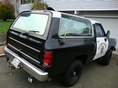 Dodge Ramcharger X Rare Mopar California Highway Patrol Chp