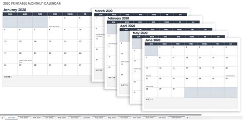 Vertex42 Monthly Calendar ⋆ Calendar for Planning