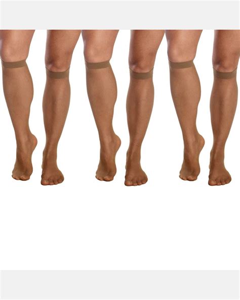 Riachuelo Kit Pares De Meia Selene Transparente Fio Feminina Nude