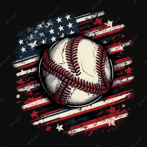 patriotic baseballs - Clip Art Library