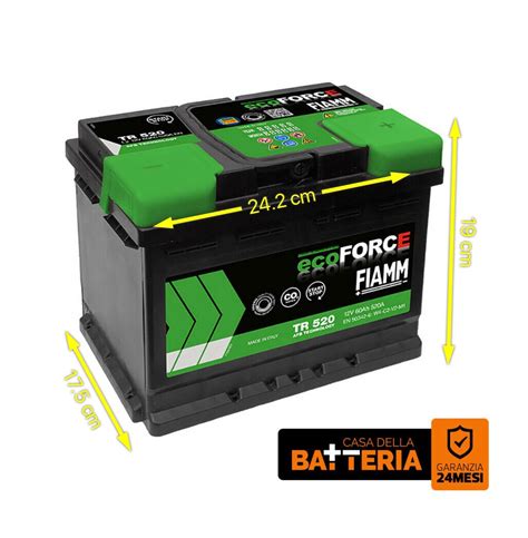 Batteria Auto Fiamm Tr Ah A Dx Ecoforce Afb Start Stop Cm