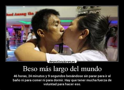 Beso más largo del mundo Desmotivaciones