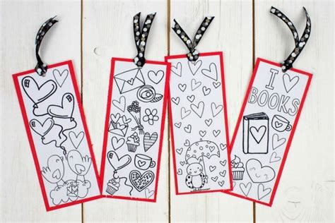 Love Books Free Colouring Bookmarks Mum In The Madhouse Printable