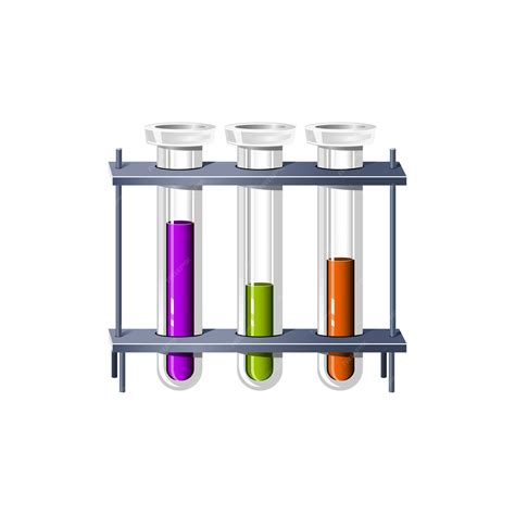 Premium Vector 3 Test Tubes With Stand