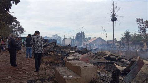 Kebakaran Di Kutim Hanguskan Rumah Bangsalan Di Bengalon Kerugian