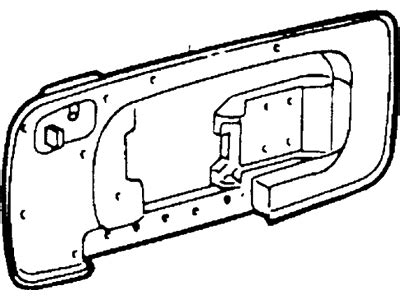 Genuine Lincoln Continental Glove Box