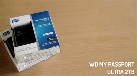 Wd My Passport Ultra 2tb Portable External Hard Drive Unboxing And Review Youtube