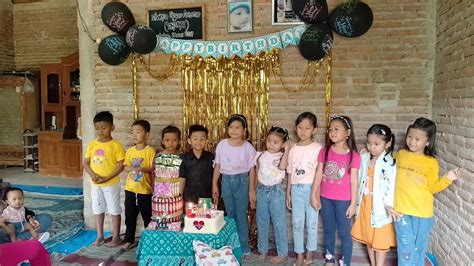 Acara Ulang Tahun Anak Umur Tahun Sangat Meriah Youtube