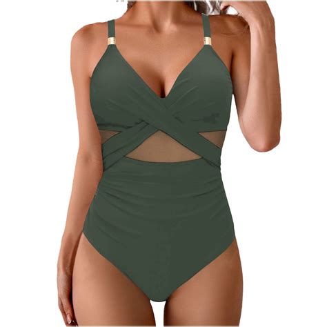 Levmjia Women S One Piece Swimsuits Swimsuit Upf High Waisted Tummy Control Bikini Set Quick