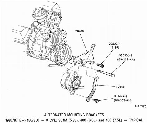 Ford 351w Alternator Mounting Diagram