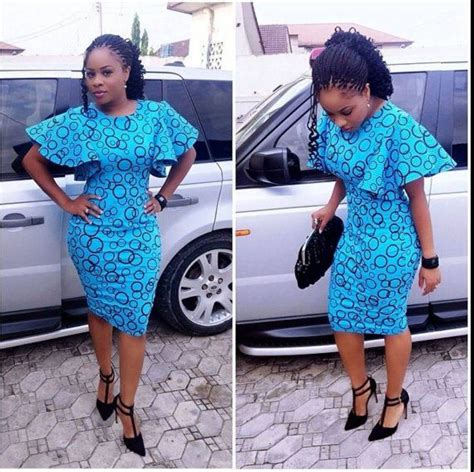 Buy Ankara Gown With Flare Hand In Stock