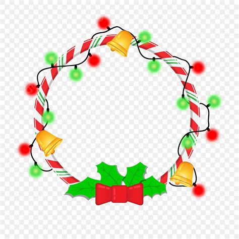 Christmas Lights Border Clipart Hd Png Round Christmas Border With