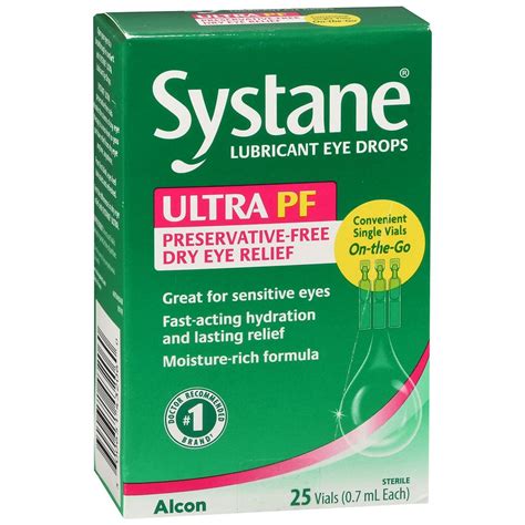 Systane Ultra Pf Lubricant Eye Drops Vials Walgreens