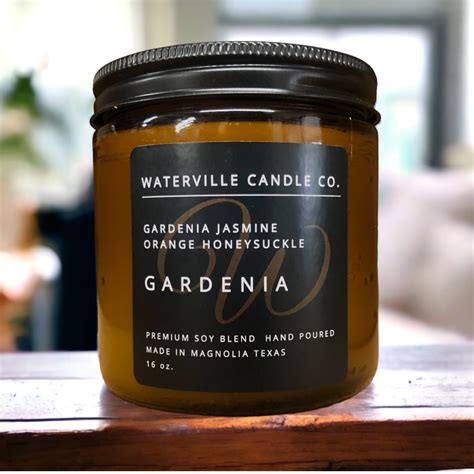 Gardenia Candle- Waterville Candle Company