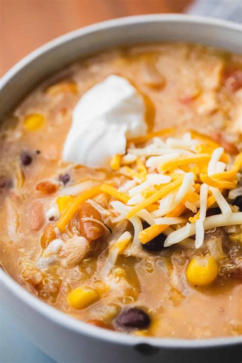 Creamy Chicken Taco Soup The Dashley S Kitchen Video Recipe