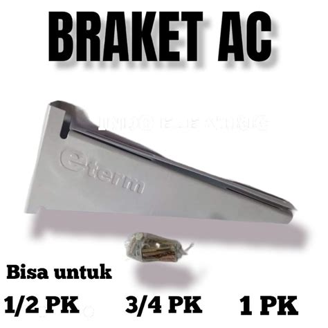 Jual BRAKET DUDUKAN AC OUTDOOR 1 2 3 4 1PK UNIVERSAL 1SET BAUT