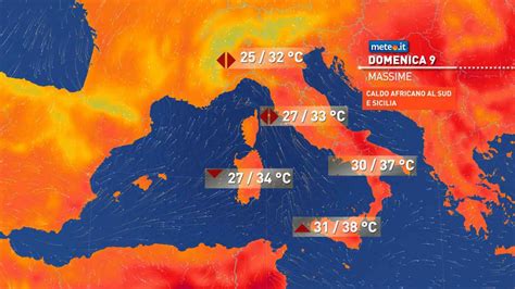 Meteo Domenica Caldissima Al Sud Temperature A C