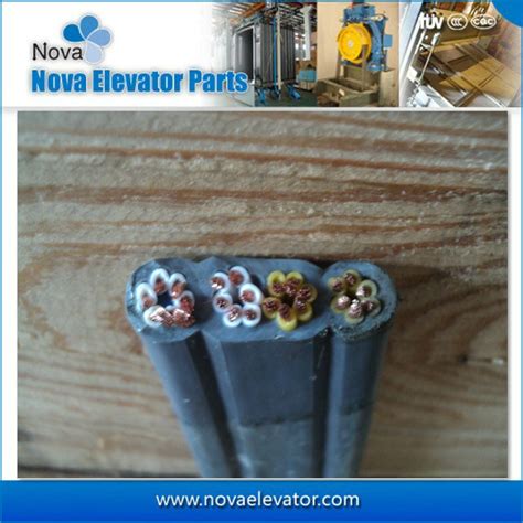 High Grade Elevator Component Flat Traveling Lift Cable China Tvvb