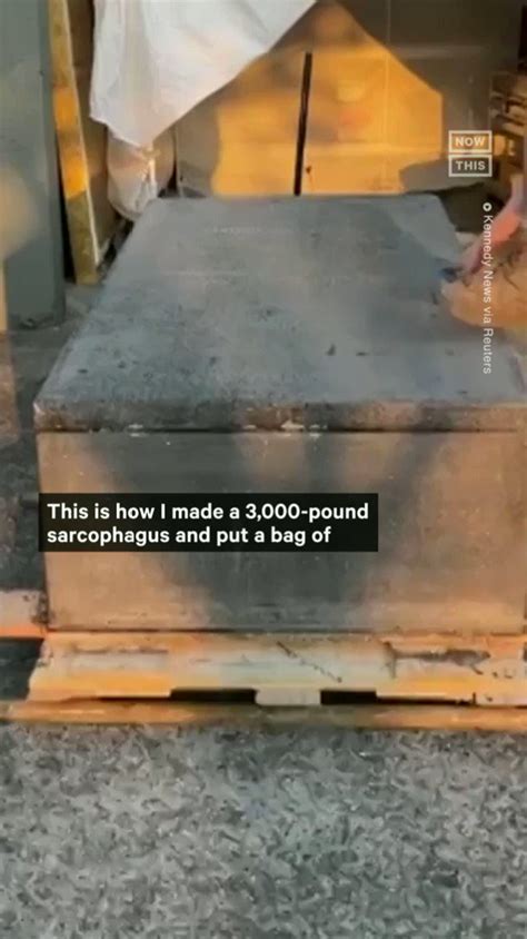 NowThis On Twitter This Man Built A 3 000 Pound Sarcophagus To Preserve A Bag Of Flamin Hot